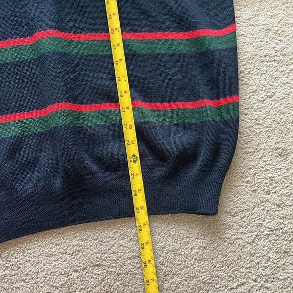 Vintage Retro Oversized Nautical Sweater Men’s L Preppy Academia - Picture 10 of 11